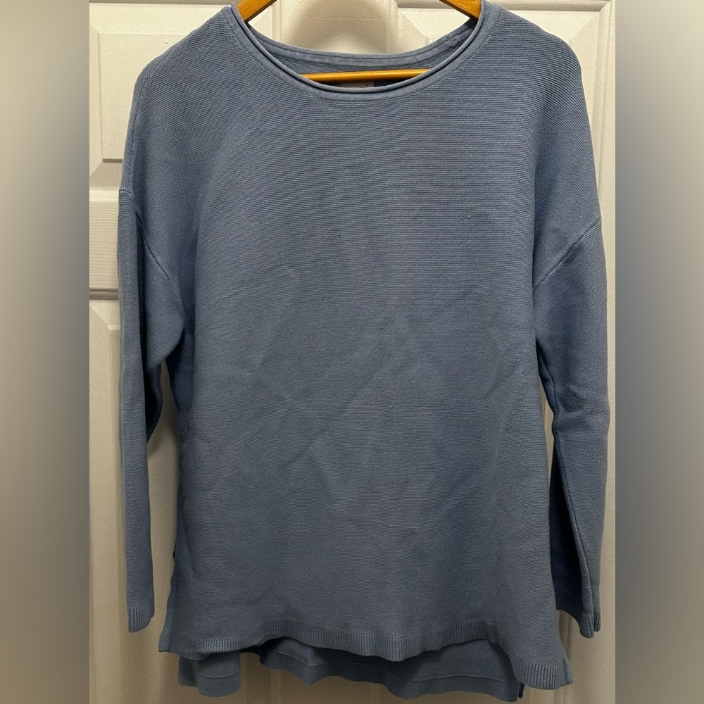 Croft & Barrow Blue Sweater Size Large